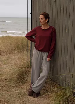 Лонгслив Voishe Club - Бордовый