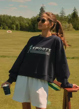 Толстовка SPORTS, dark blue - Onesize