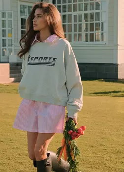 Толстовка SPORTS, melange grey - Onesize