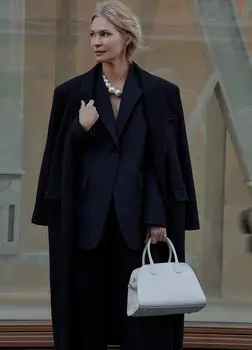 Жакет Julia из итальянской шерсти, dark night - Onesize