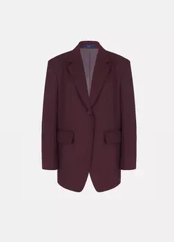 Жакет Julia из итальянской шерсти - Бордовый