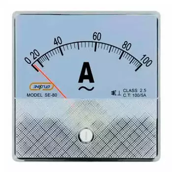 Aмперметр SE-80 100А/5А Энергия (без поверки), 120 шт
