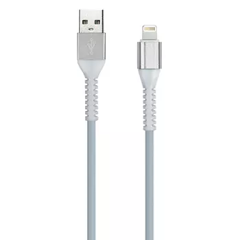 Дата-кабель Smartbuy 8pin кабель в TPE оплетке Flow 3D, 1м. мет. наконечник