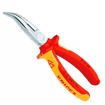Длинногубцы с режущими кромками изогнутые 1000 V 160 мм KNIPEX KN-2526160