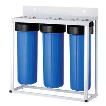 Фильтр магистральный Гейзер 3 И20BB на раме корпуса (без картриджей)