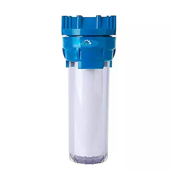 Фильтр магистральный Гейзер Корпус 10SL 1/2 прозрачный без ниппелей