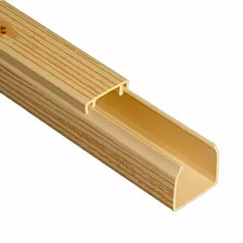 Кабель-канал Промрукав сосна 2-й замок 16х16 (120м/уп)