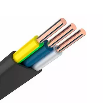 Кабель ВВГ-П нг(А)-LS 3х1,5 ок(N, PE)-0,66 ГОСТ TDM(п)