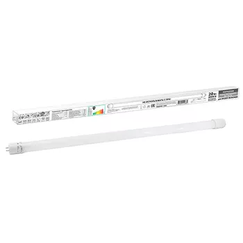 Лампа светодиодная TDM НЛ Т8 -20 Вт-230 В-4000 К–G13, Народная