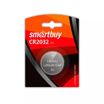 Литиевый элемент питания Smartbuy CR2032/1B (12/720) (SBBL-2032-1B)