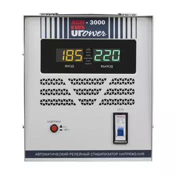 Однофазный стабилизатор напряжения UPOWER АСН 3000 II поколение