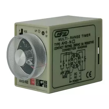 Pеле времени 220V AH3-NB (3s - 30 min) AC Энергия, 100 шт