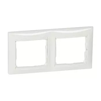 Рамка Legrand Valena 2 поста белая