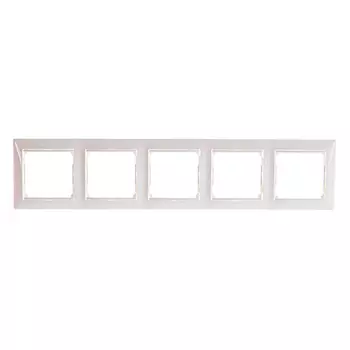 Рамка Legrand Valena 5 постов белая