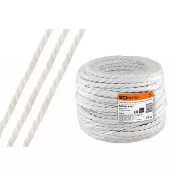 Ретро провод Эко 3х1,5 витой ГОСТ белый TDM (SQ2801-0103)