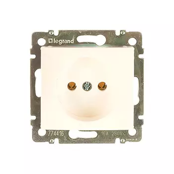 Розетка Legrand Valena б/з белая