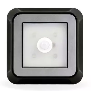Светодиодный фонарь с датчиком движения и света 4 LED Smartbuy 4AAA, черный (SBF-4-K)/72