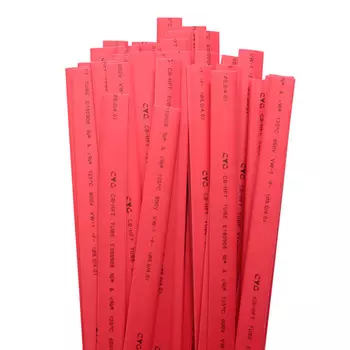 Термоусадочная трубка СВ–HFT 2/0,8 красная 1 м (10 шт/упак) ЭНЕРГИЯ