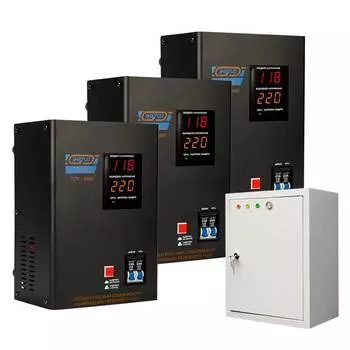 Трехфазный релейный стабилизатор Энергия Voltron РСН 9000