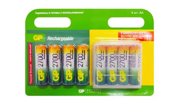 Аккумулятор Gp 270aahc aa Тип: aa (lr6) (Кол-во в уп. 8шт.)