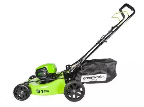 Аккумуляторная газонокосилка Greenworks Gd60lm51hp (2502707)