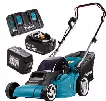 Аккумуляторная газонокосилка Makita Dlm380pm2