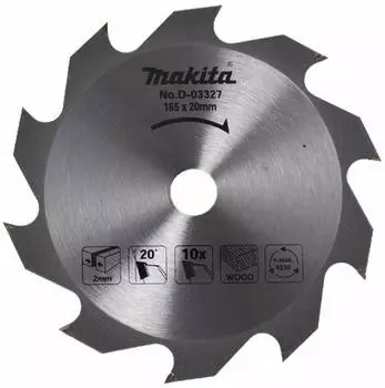 Диск пильный твердосплавный Makita Ф165х20мм 10зуб. (d-45864 standart)