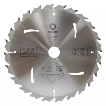 Диск пильный твердосплавный Procut Ф255х30мм 24зуб. (736.2553024)