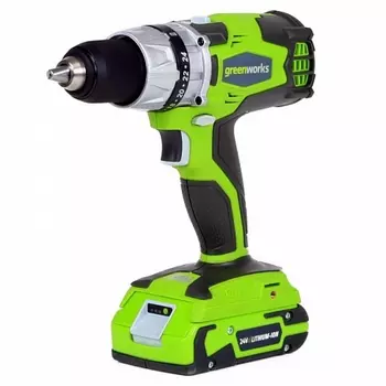 Дрель аккумуляторная Greenworks G24dd (3700407)
