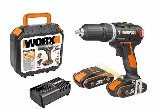Дрель аккумуляторная Worx Wx367.3