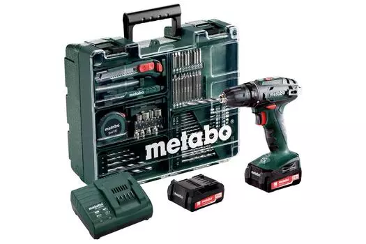 Дрель-шуруповерт Metabo Bs 14.4 (602206880) + кейс с оснасткой