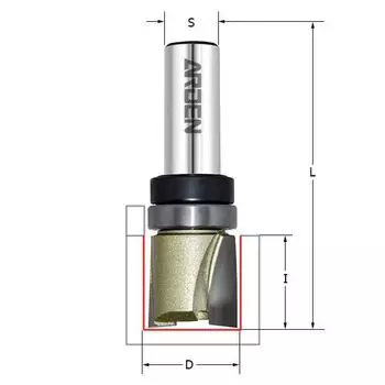 Фреза Arden Ф19мм s12мм i19мм (109208b)