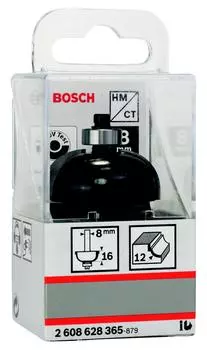 Фреза Bosch Ф12мм s8мм i16мм (2.608.628.365)