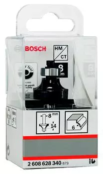 Фреза Bosch Ф6мм s8мм i14мм (2.608.628.340)