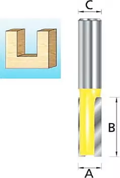 Фреза Makita Ф15мм s12мм i35мм (d-10419)