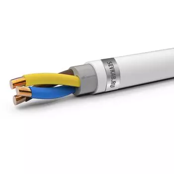 Кабель СЕВКАБЕЛЬ Nymнг-ls 3x1.5мм2 ГОСТ iec 60227-4-2011