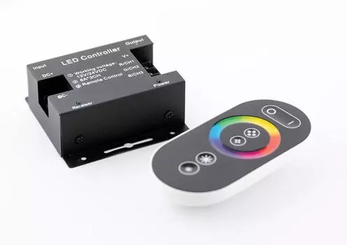 Контроллер Urm С10424 rgb rf6-24a-288/576w-12-24v-ip20 touch