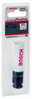 Коронка Bosch Ф17мм power change progressor (2608584614)