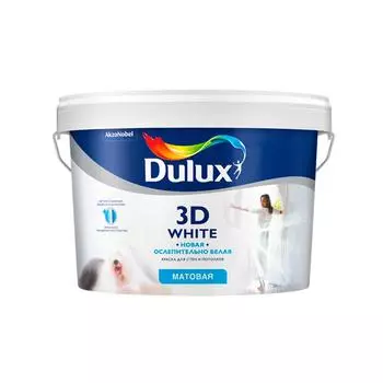 Краска Dulux 3d white bw 5 л
