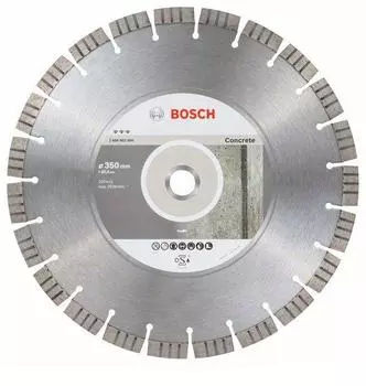 Круг алмазный Bosch Bf concrete 350-25.4 Ф350х25.4мм по бетону (2608603800)