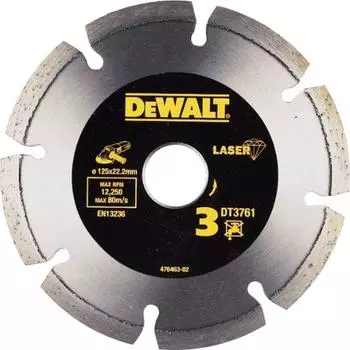 Круг алмазный Dewalt (dt3761-xj) Ф125х22мм по граниту