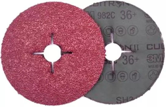 Круг фибровый 3М Cubitron ii 982С (7000028191) 125 мм х 22 мм, 36+, 3 шт.