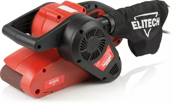 Машинка шлифовальная ленточная Elitech МШЛ 900Э