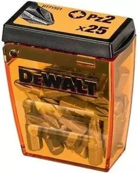 Набор бит Dewalt Pz2 25мм (dt71521-qz)
