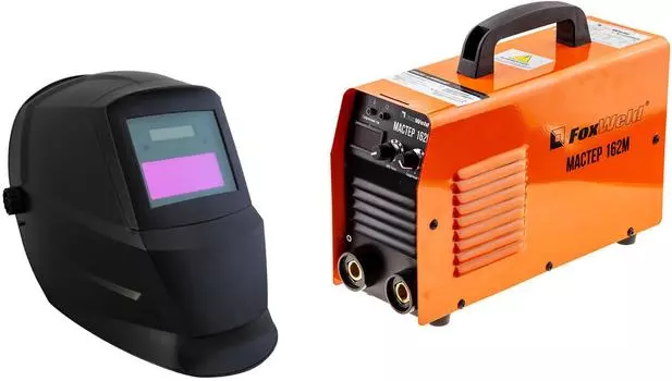 Набор Foxweld Сварочный аппарат 5862 +Маска 6612 - чёрная (ф-р 3500v)