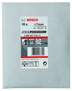 Набор сверл Bosch Ф7х100мм (2608597718)