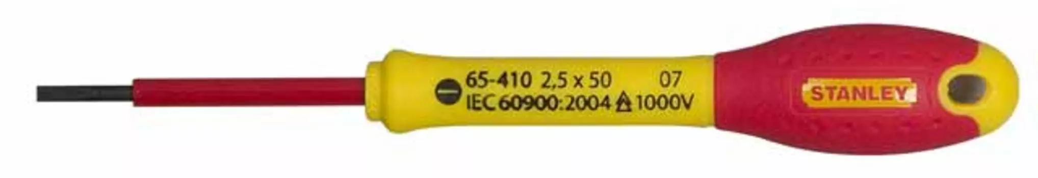 Отвертка диэлектрическая шлицевая Stanley Fatmax 0-65-412