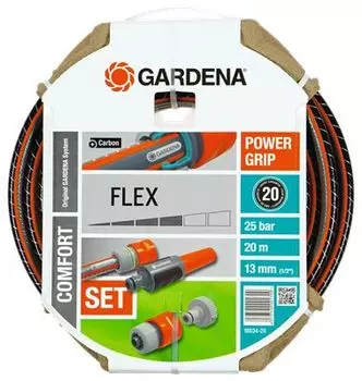 Шланг Gardena Flex 18034 длина 20м диаметр 13мм (1/2'') 22бар (18034-20.000.00)