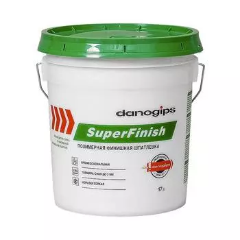 Шпаклевка Danogips СуперФиниш 28кг готовая 17л