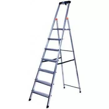 Стремянка алюминиевая 7 ступеней Krause Safety 126351